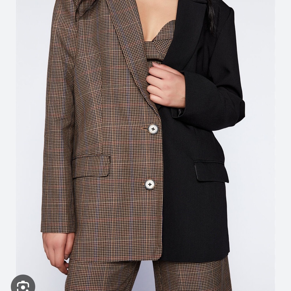 Bardot Black and Brown Blazers with Classic Tailoring